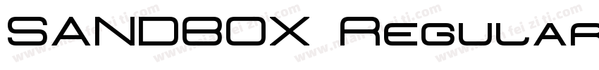 SANDBOX Regular字体转换